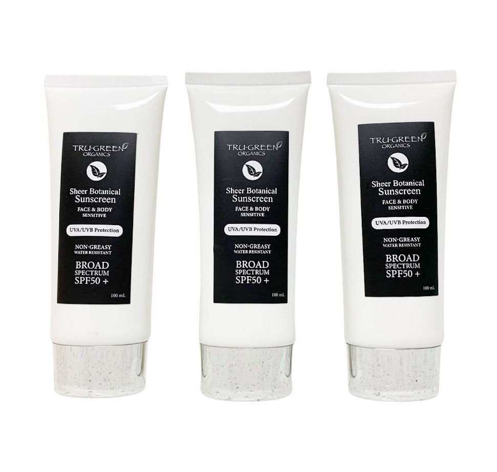 BUY 3 & SAVE Sheer Botanical Sunscreen Face & Body Sensitive